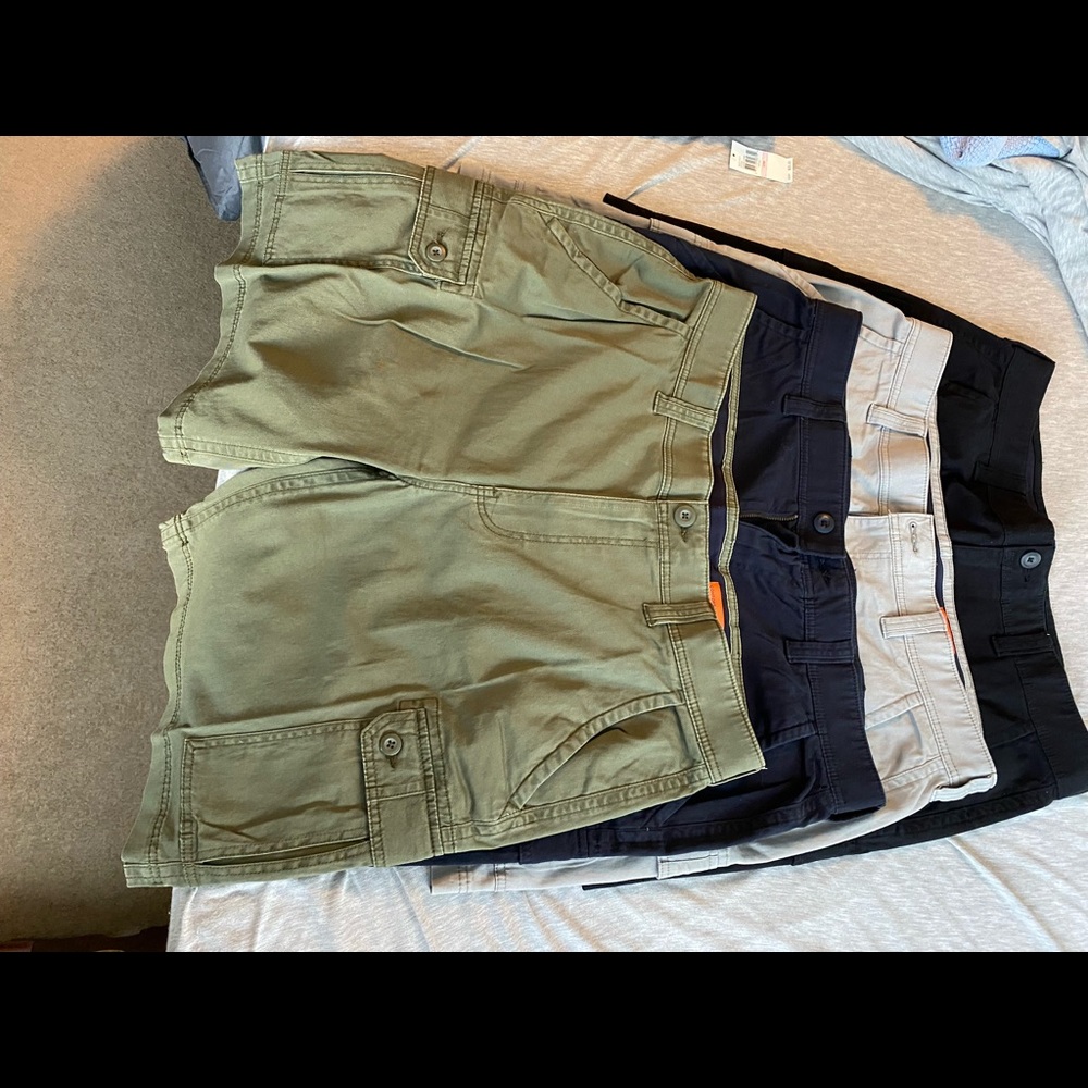 Four (4) St John’s Bay cargo shorts.